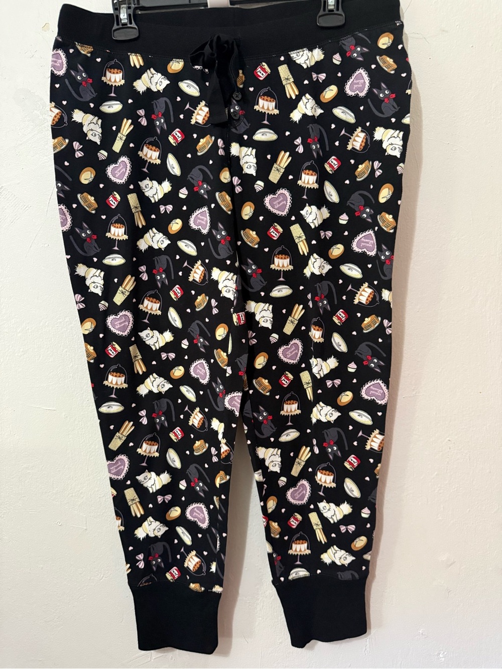 Studio Ghibli Kiki's Delivery Service Jiji Sweets Pajama Pants featuring
